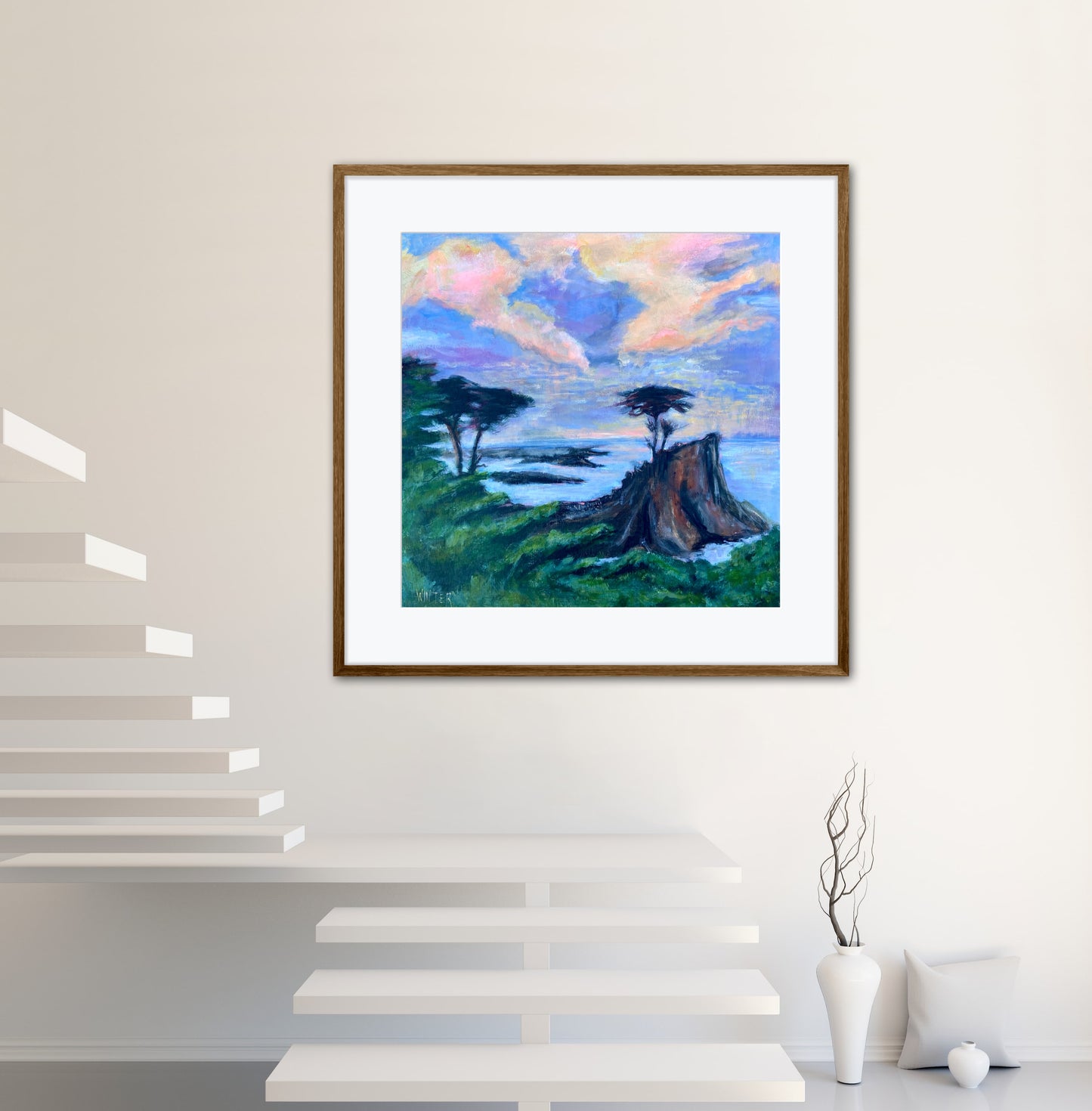 23” x 23” The Lone Cypress