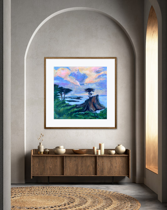 23” x 23” The Lone Cypress