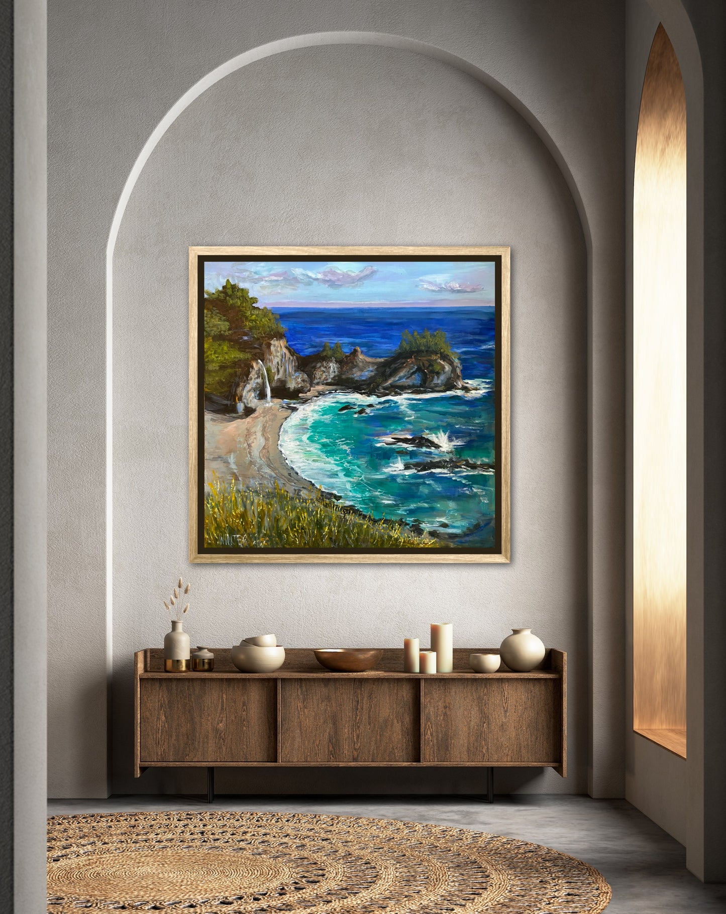 24” x 24” Ocean Blue