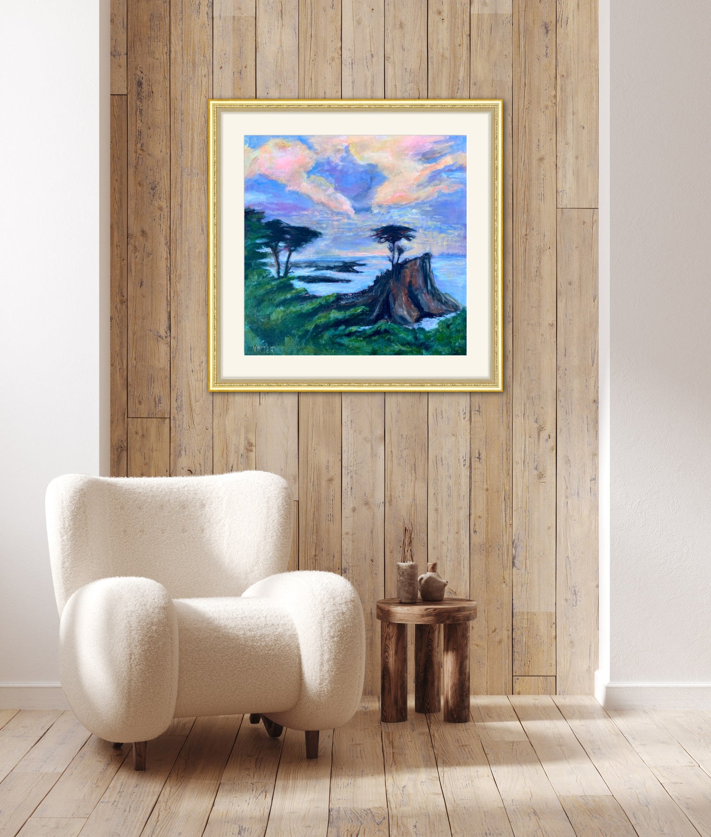 23” x 23” The Lone Cypress