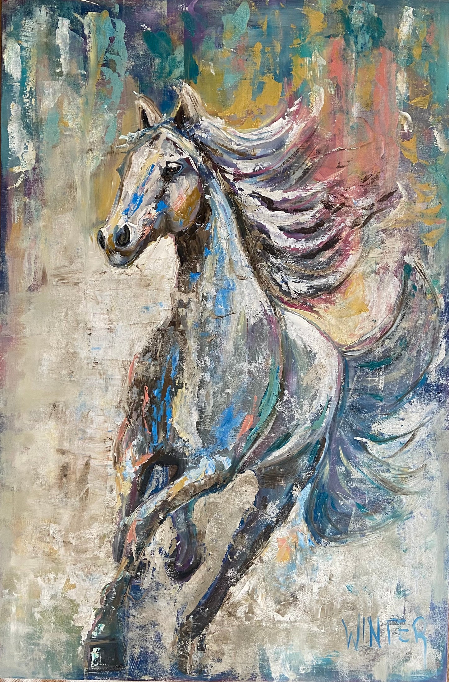 36”x24” Run Your Own Race