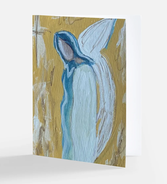 Original Art Angel Printed Note Cards