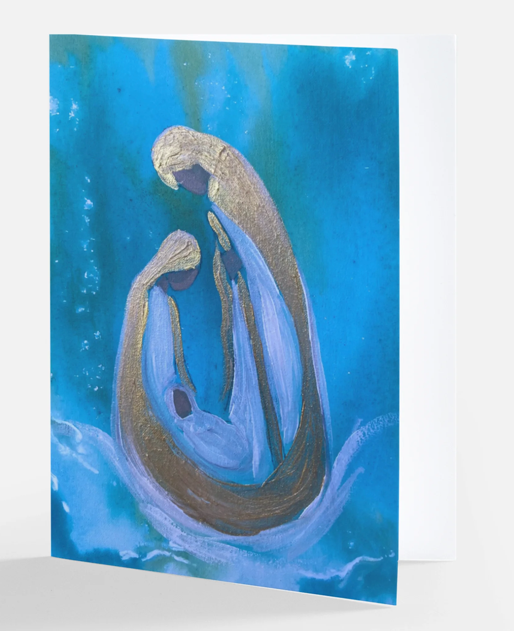 Original Art Printed Note Cards "Manger"